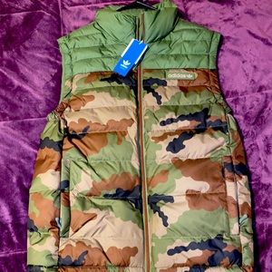 Adidas camo vest
